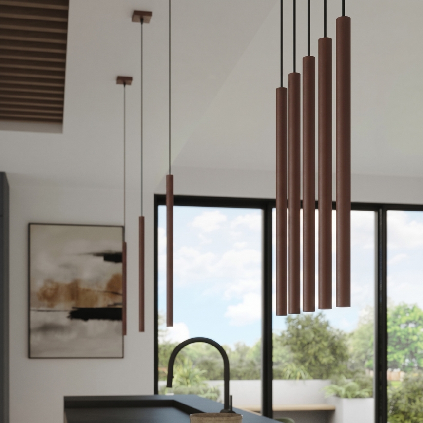 Suspension à câble PASTELO 1xG9/8W/230V marron