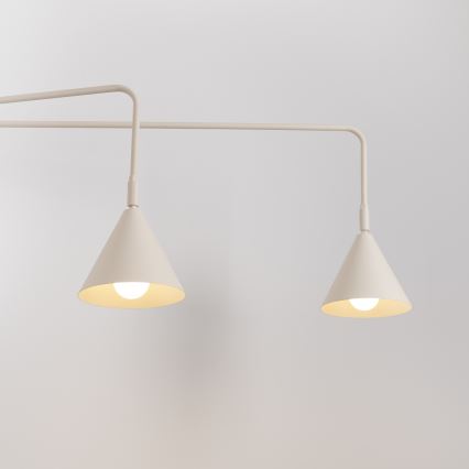 Applique murale NOX 2xE14/10W/230V crème