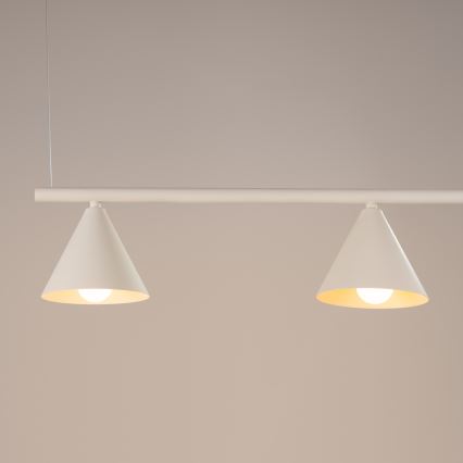 Suspension à câble NOX 4xE14/10W/230V crème