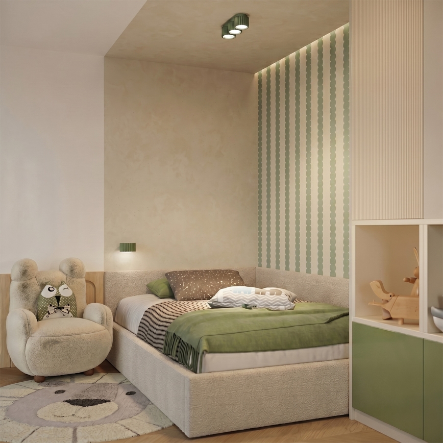 Applique murale AURA 1xGX53/10W/230V verte