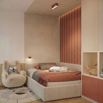 Applique murale AURA 1xGX53/10W/230V orange