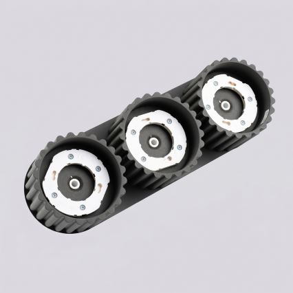 Spot AURA 3xGX53/10W/230V noir