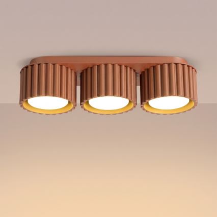 Spot AURA 3xGX53/10W/230V orange