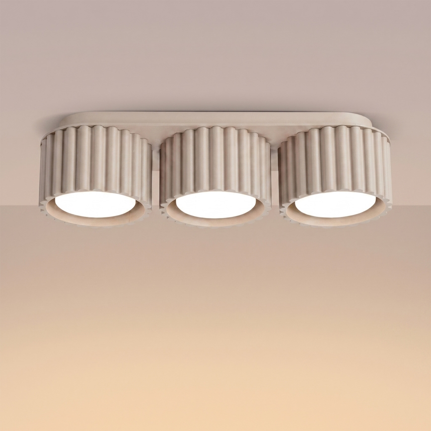 Spot AURA 3xGX53/10W/230V taupe