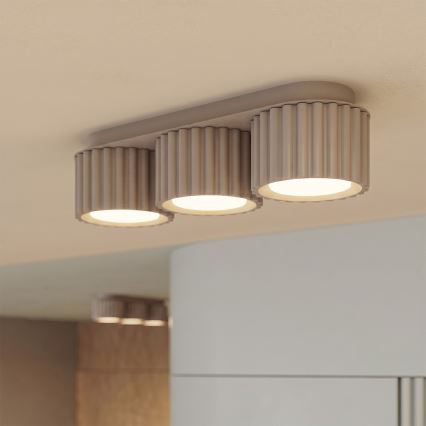 Spot AURA 3xGX53/10W/230V taupe