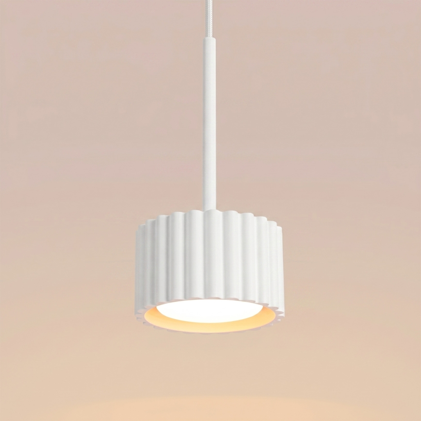 Suspension sur câble AURA 1xGX53/10W/230V blanche