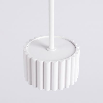 Suspension sur câble AURA 1xGX53/10W/230V blanche