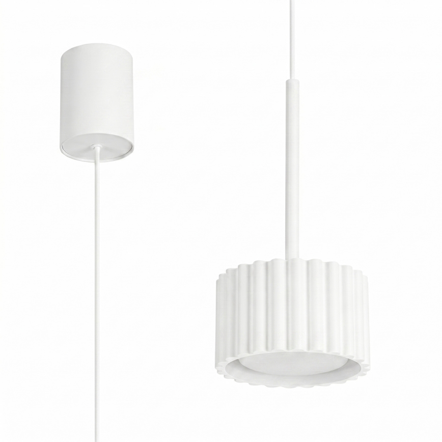 Suspension sur câble AURA 1xGX53/10W/230V blanche