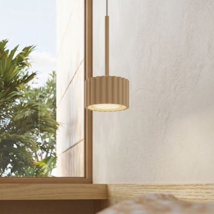 Suspension sur câble AURA 1xGX53/10W/230V crème