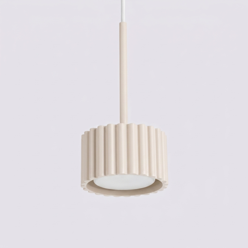 Suspension sur câble AURA 1xGX53/10W/230V crème