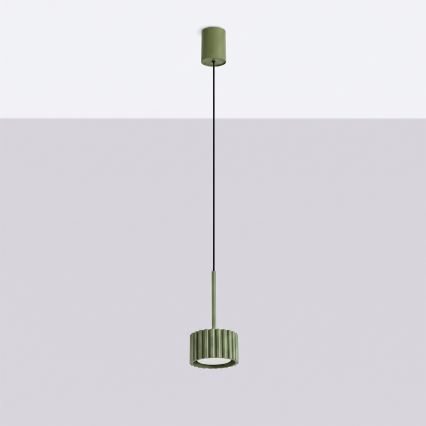 Suspension sur câble AURA 1xGX53/10W/230V verte