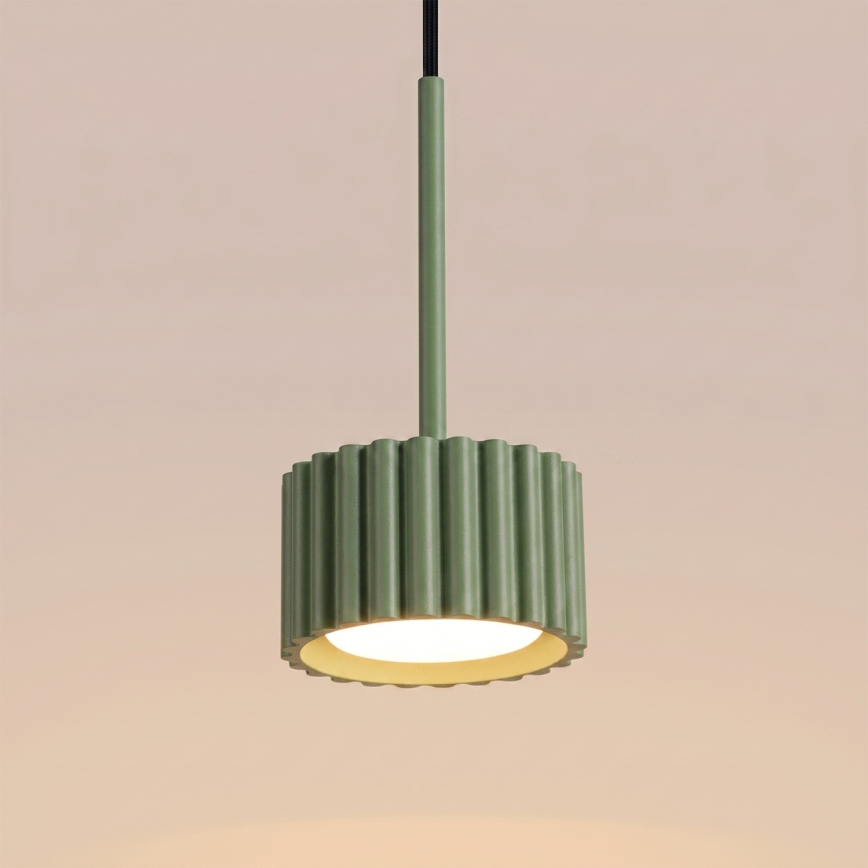 Suspension sur câble AURA 1xGX53/10W/230V verte