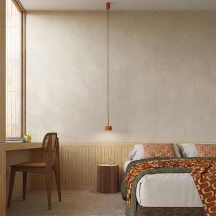 Suspension AURA sur câble 1xGX53/10W/230V rouge