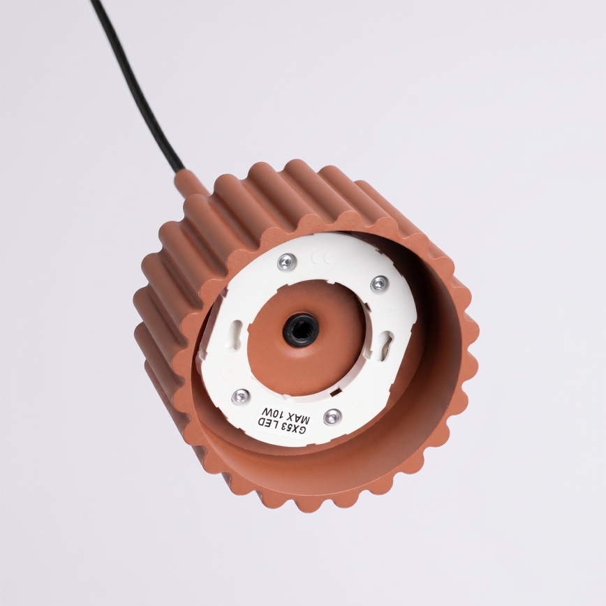 Suspension AURA sur câble 1xGX53/10W/230V rouge