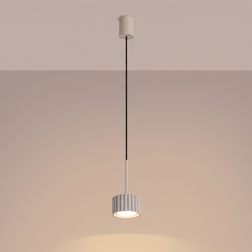 Suspension sur câble AURA 1xGX53/10W/230V taupe