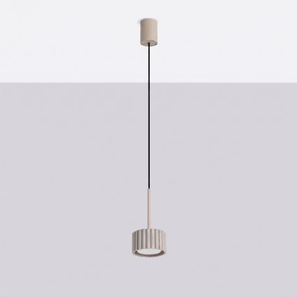 Suspension sur câble AURA 1xGX53/10W/230V taupe
