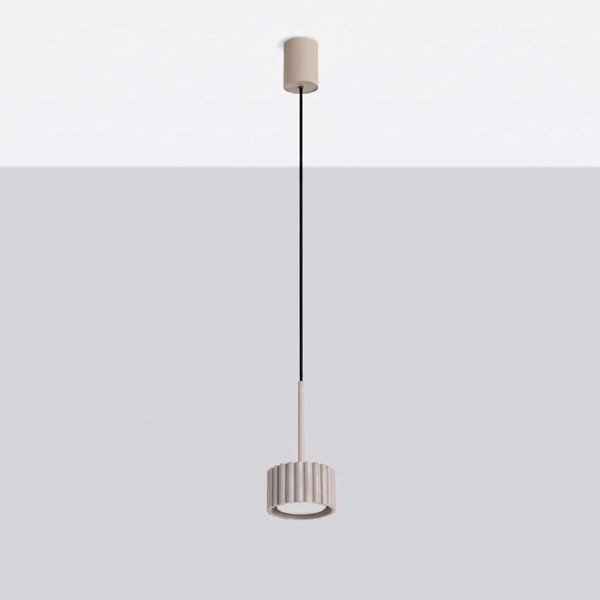 Suspension sur câble AURA 1xGX53/10W/230V taupe
