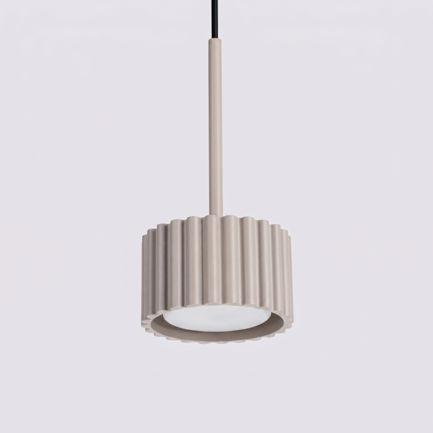 Suspension sur câble AURA 1xGX53/10W/230V taupe