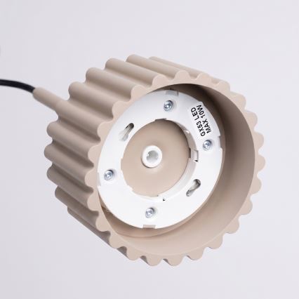 Suspension sur câble AURA 1xGX53/10W/230V taupe