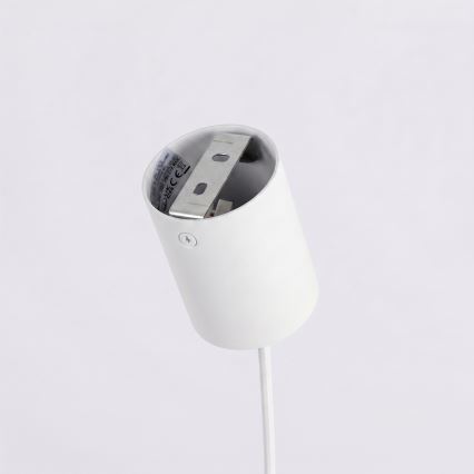 Suspension sur câble AURA 4xGX53/10W/230V blanche