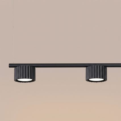 Suspension sur câble AURA 4xGX53/10W/230V noir