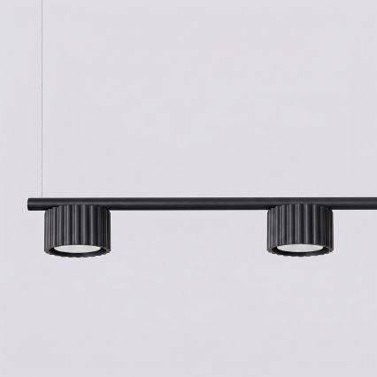 Suspension sur câble AURA 4xGX53/10W/230V noir
