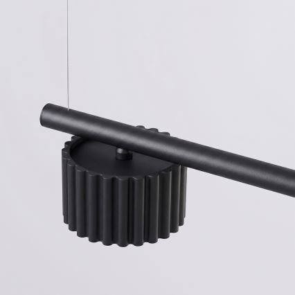 Suspension sur câble AURA 4xGX53/10W/230V noir
