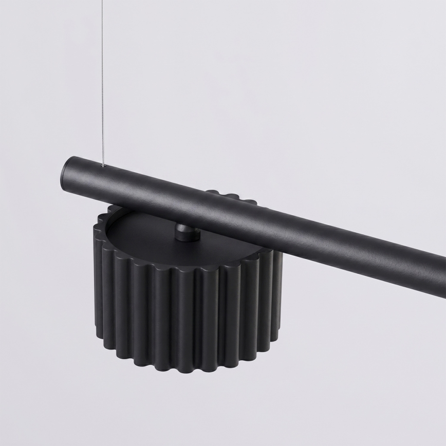 Suspension sur câble AURA 4xGX53/10W/230V noir