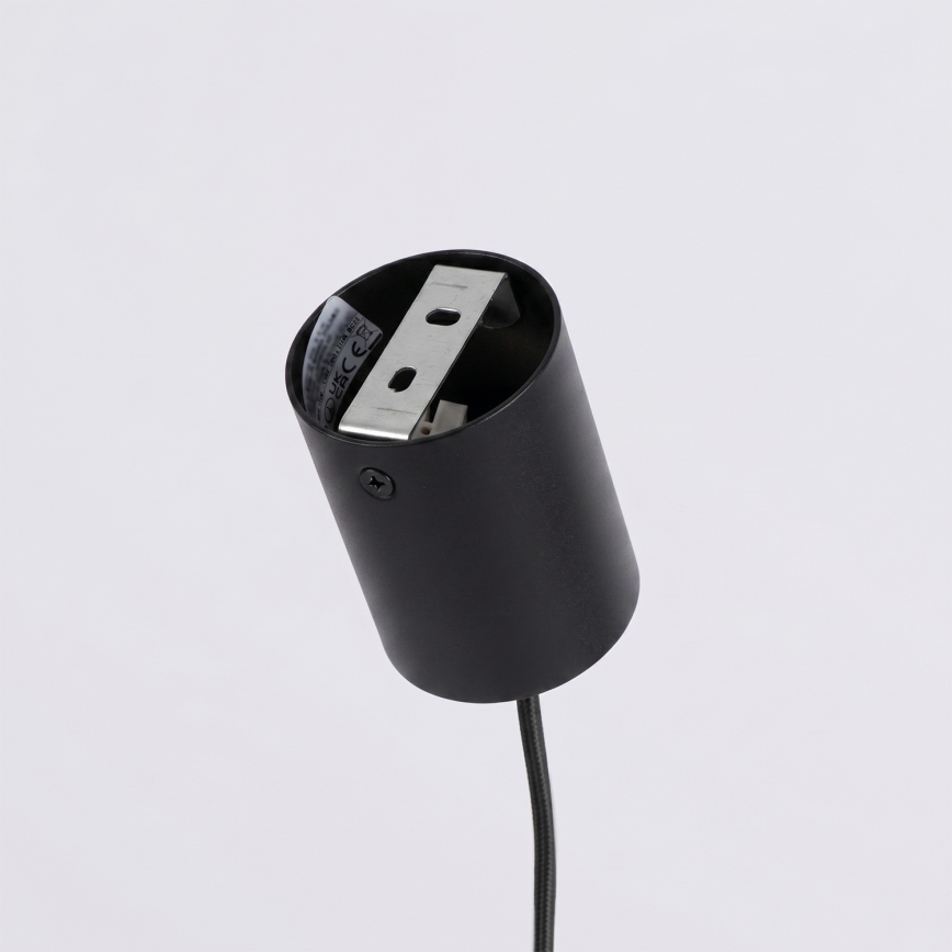 Suspension sur câble AURA 4xGX53/10W/230V noir