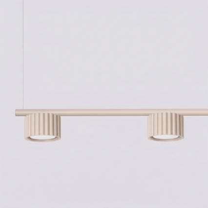 Suspension sur câble AURA 4xGX53/10W/230V crème