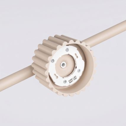 Suspension sur câble AURA 4xGX53/10W/230V crème