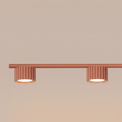 Suspension sur câble AURA 4xGX53/10W/230V rouge