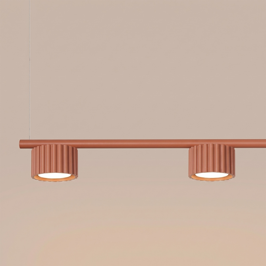 Suspension sur câble AURA 4xGX53/10W/230V rouge