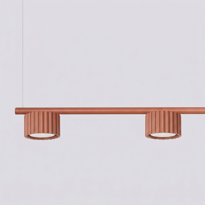 Suspension sur câble AURA 4xGX53/10W/230V rouge
