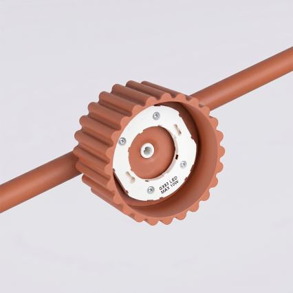 Suspension sur câble AURA 4xGX53/10W/230V rouge