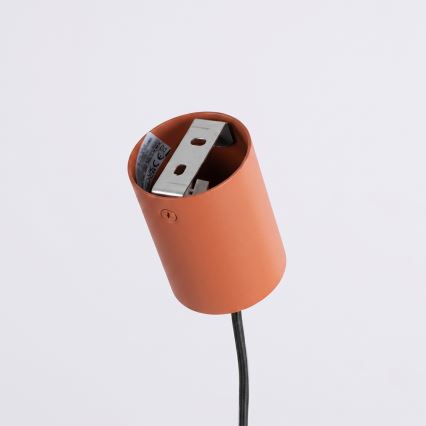Suspension sur câble AURA 4xGX53/10W/230V rouge