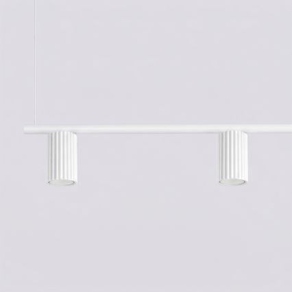 Suspension sur câble KARBON 4xGU10/10W/230V blanche