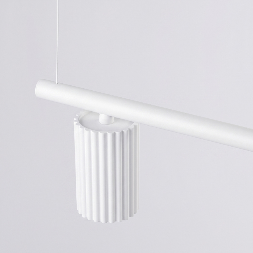 Suspension sur câble KARBON 4xGU10/10W/230V blanche