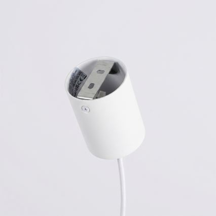Suspension sur câble KARBON 4xGU10/10W/230V blanche