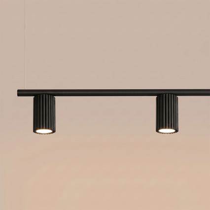 Suspension sur câble KARBON 4xGU10/10W/230V noir