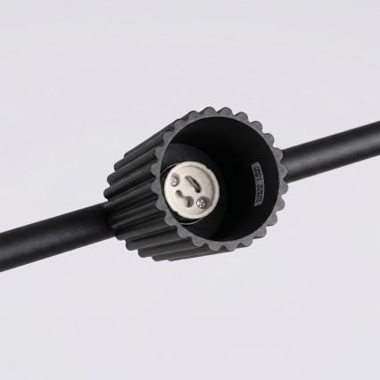 Suspension sur câble KARBON 4xGU10/10W/230V noir
