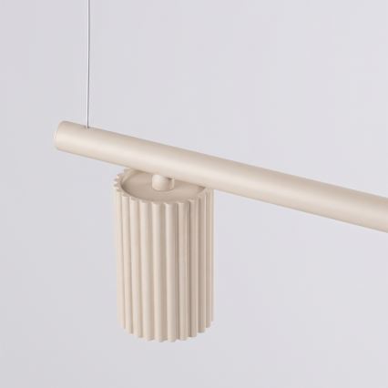Suspension à câble KARBON 4xGU10/10W/230V crème