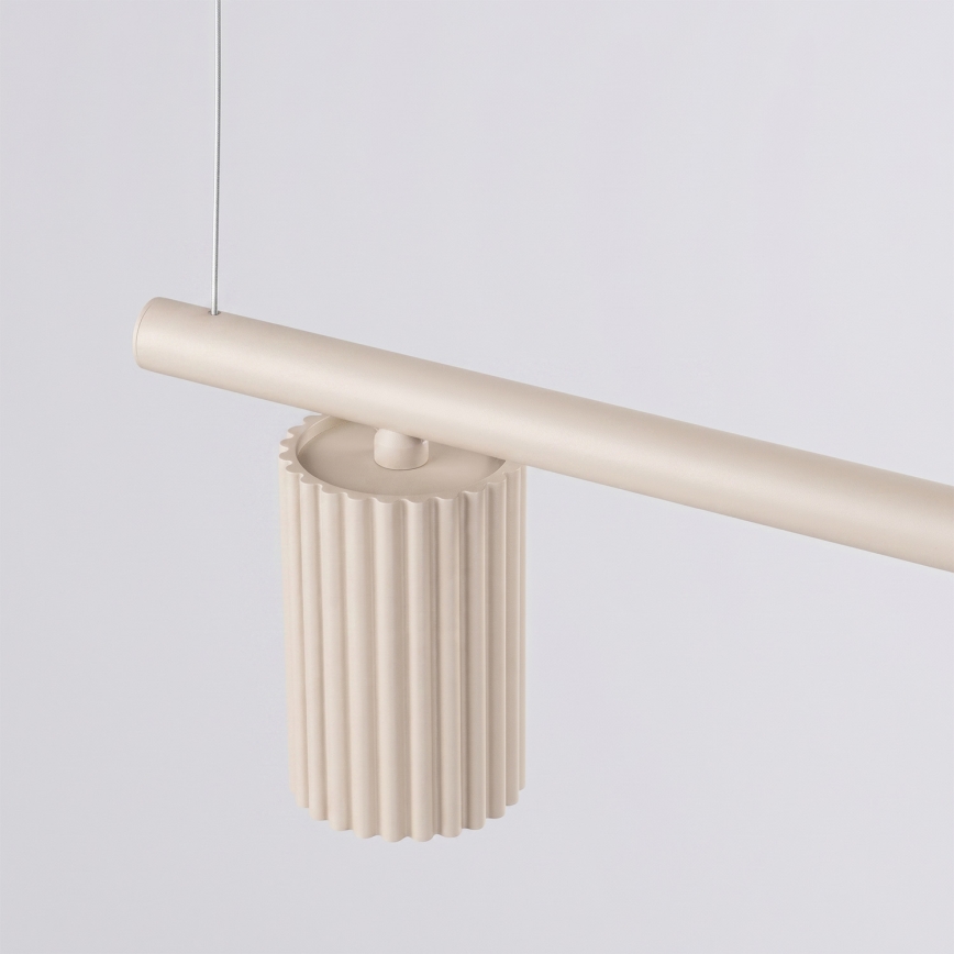 Suspension à câble KARBON 4xGU10/10W/230V crème