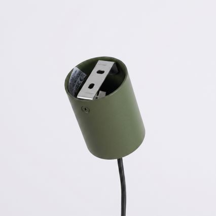 Suspension sur câble KARBON 4xGU10/10W/230V verte