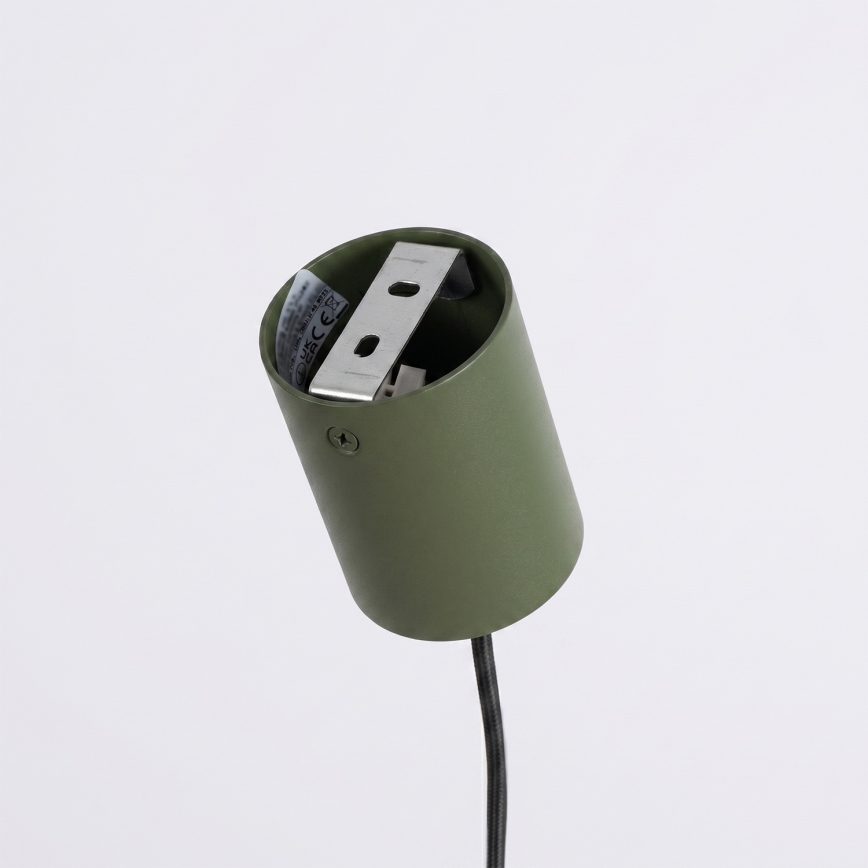 Suspension sur câble KARBON 4xGU10/10W/230V verte