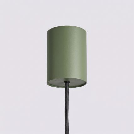 Suspension sur câble KARBON 4xGU10/10W/230V verte