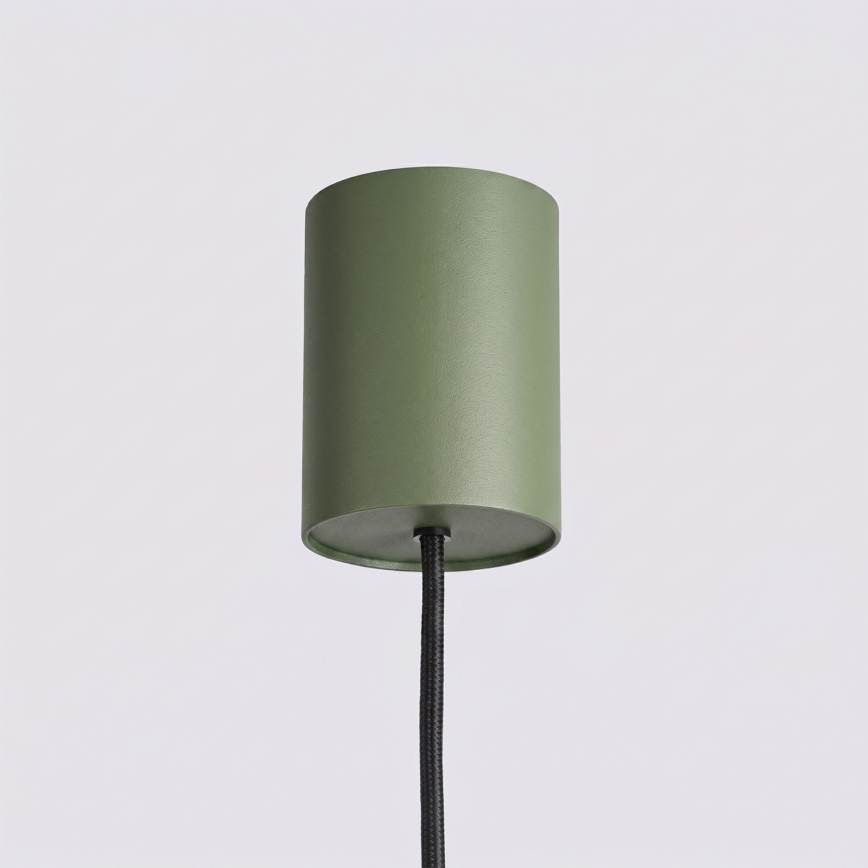 Suspension sur câble KARBON 4xGU10/10W/230V verte