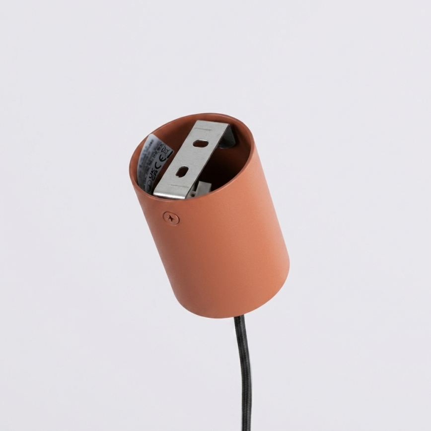 Suspension sur câble KARBON 4xGU10/10W/230V orange