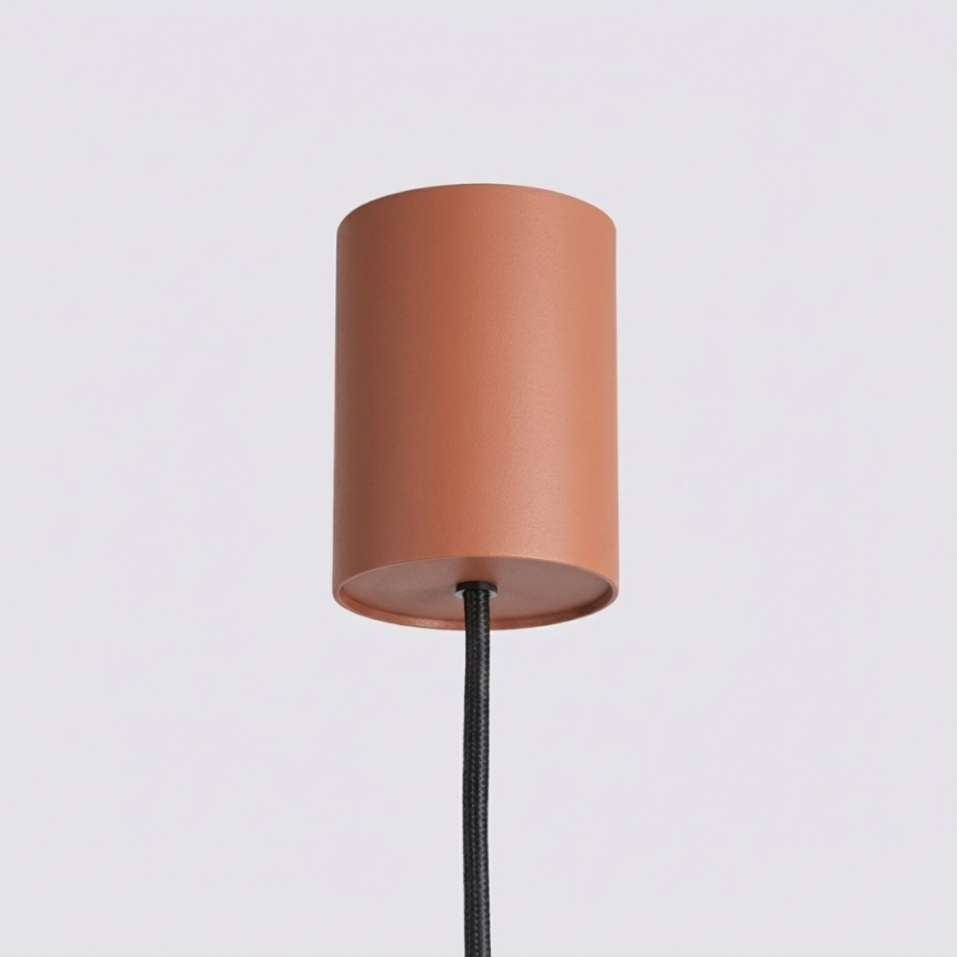 Suspension sur câble KARBON 4xGU10/10W/230V orange