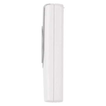 Sonnette sans fil 3xAA/1xCR2032 IP44 blanc/argent